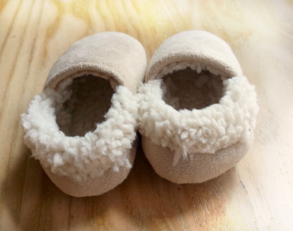 Sherpa Lined Baby Slippers - Best Gifts for Babies - Sherpa Baby ...