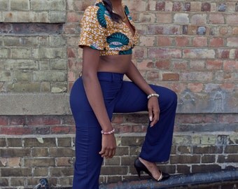 Beverly High waisted wide leg trousers