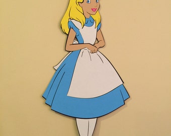 2 ft Tall Alice in Wonderland Party Prop, Disney Party, Theme Party, Party Decoration