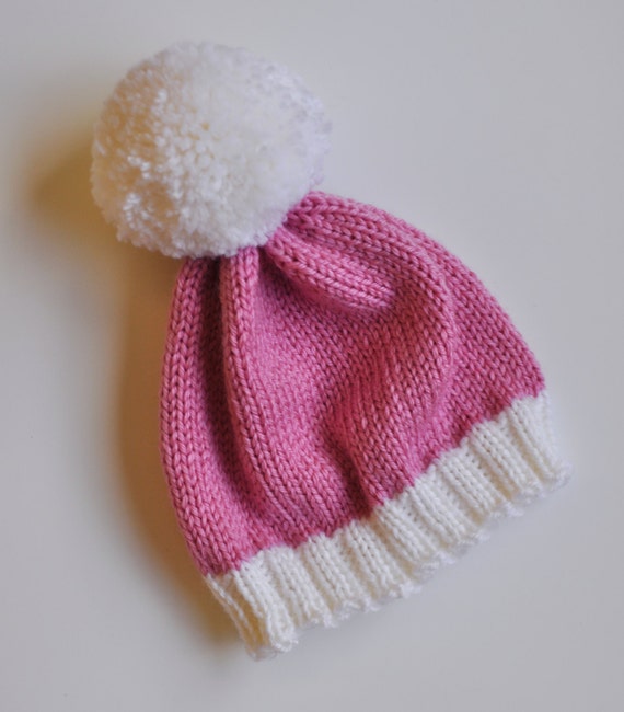 Items similar to Bubblegum Pink Toddler Hat on Etsy
