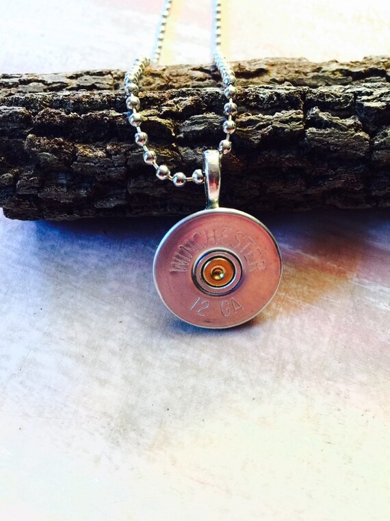 Shotgun shell necklace 12 gauge shells mens gifts womens