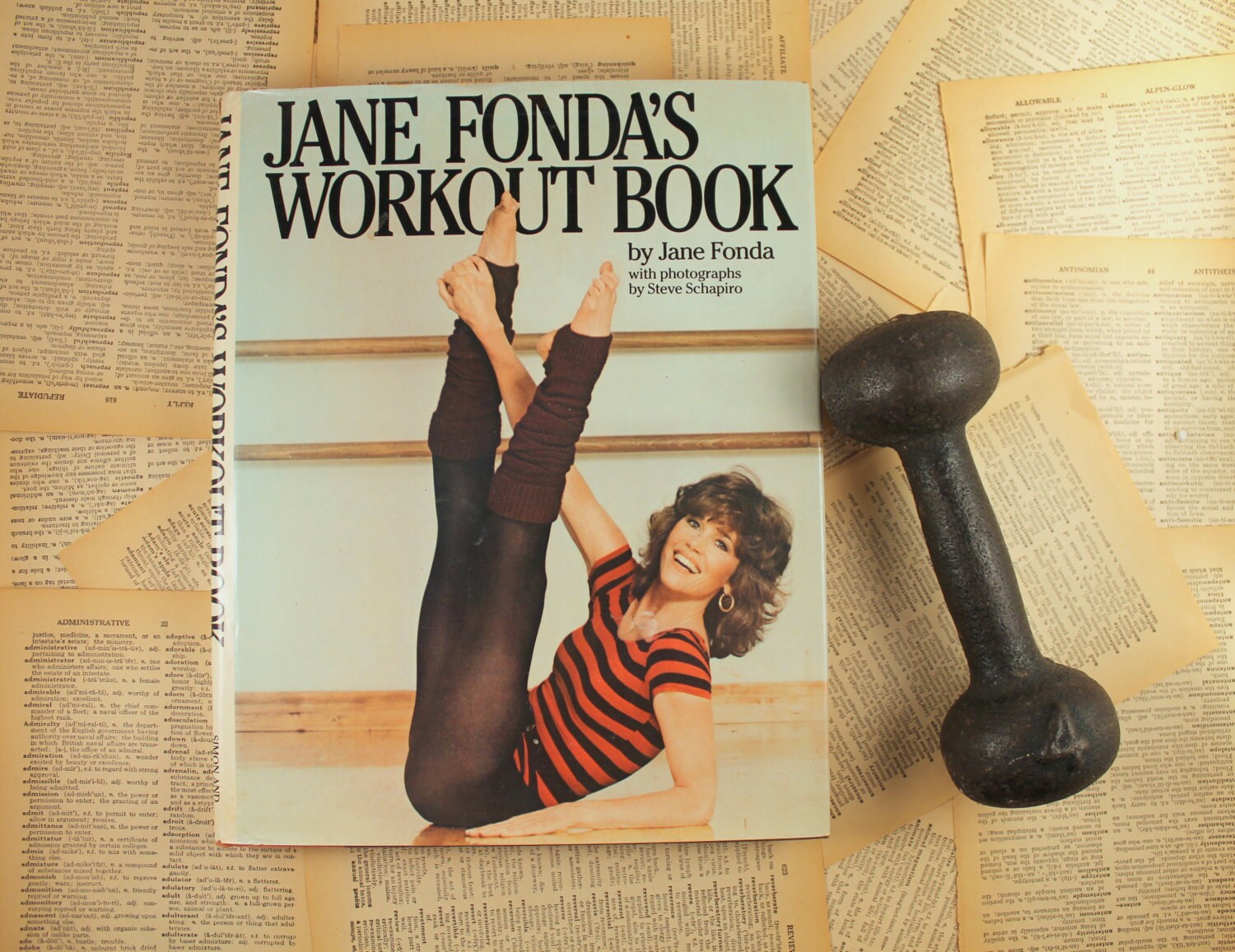 Jane Fonda�s Workout Book 1981 Vintage Workout Book