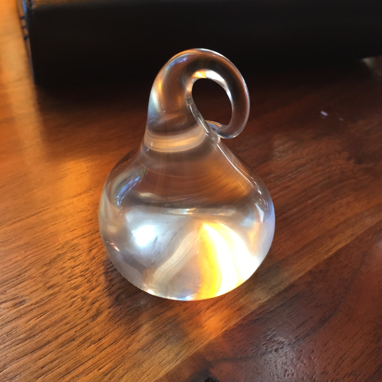 Blown Glass Paper Weight Hershey Kiss Glass Kiss Blown Art