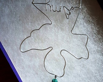Angel Personalized Wire Ornament
