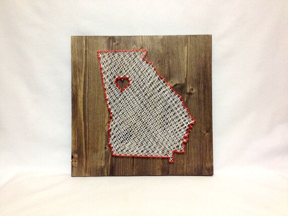  Georgia  Any State String Art  Wall  Art  Georgia  Home  Decor 