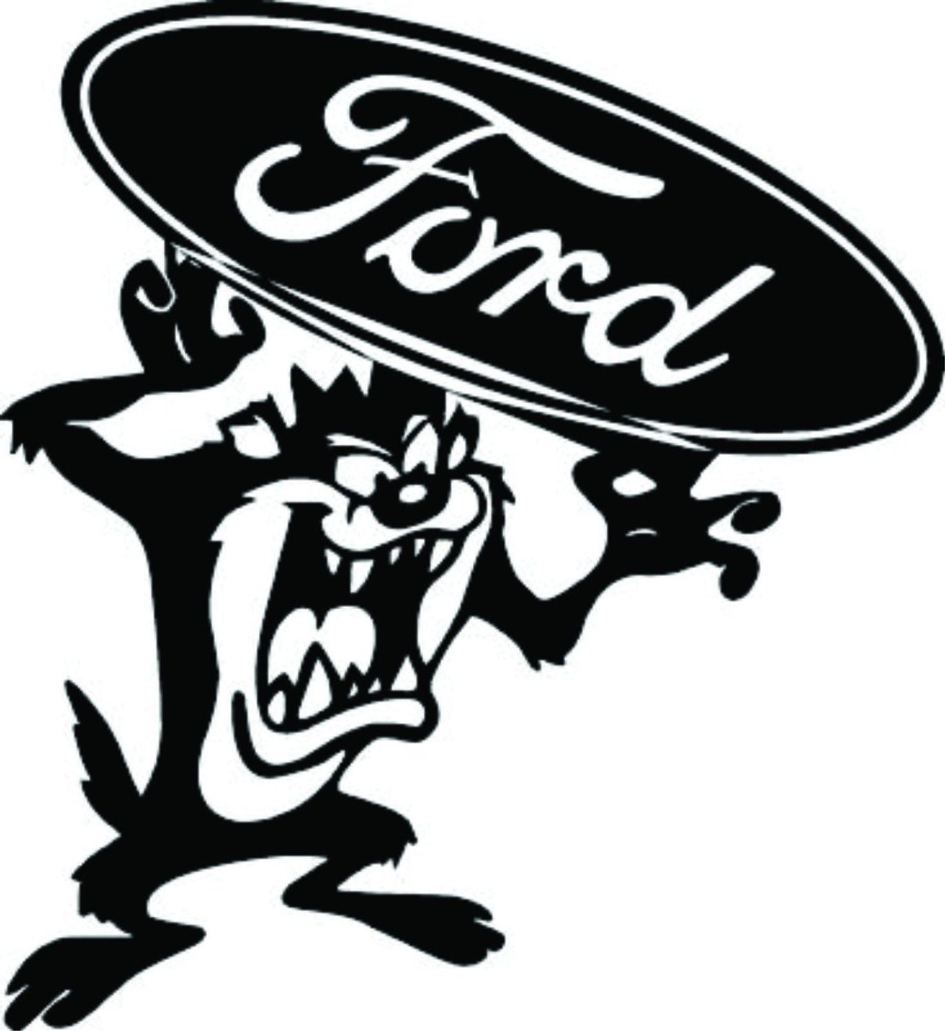 Taz Ford Symbol Decal Vinyl Sticker Choose Size And Color