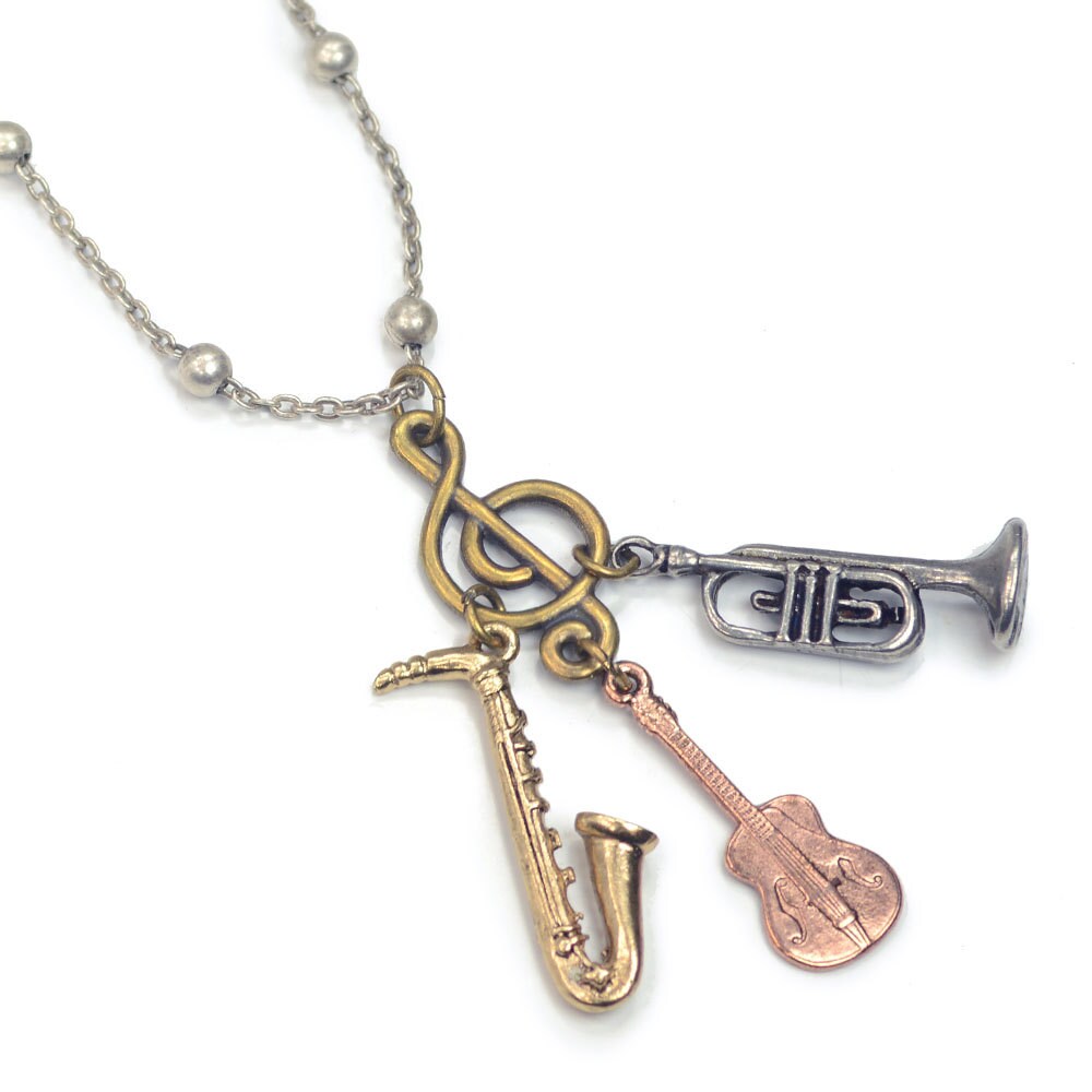 Band Charm Necklace Musical Instrument Charms Music Teacher
