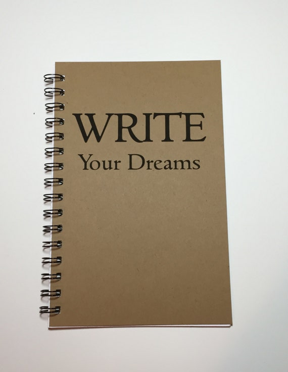 Items similar to Dream Journal, Write Your Dreams, Dream Notebook