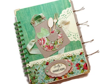 Personalized Recipe Journal - Custom Recipe Book - Blank Recipe Book - Bridal Shower Recipes - Family Recipe Book - Gift for Couples