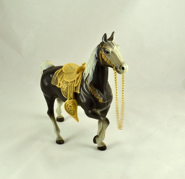 vintage plastic horses
