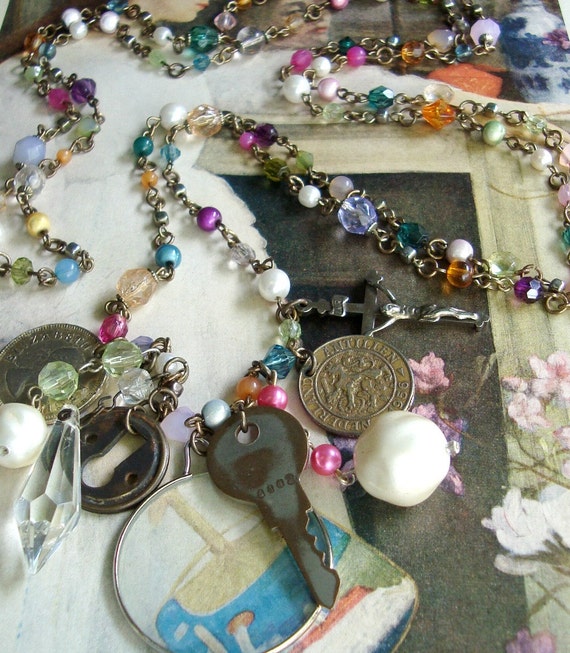 Boho Jewelry Junk Chic Gypsy Soul Vintage by AdasLeftOverLove