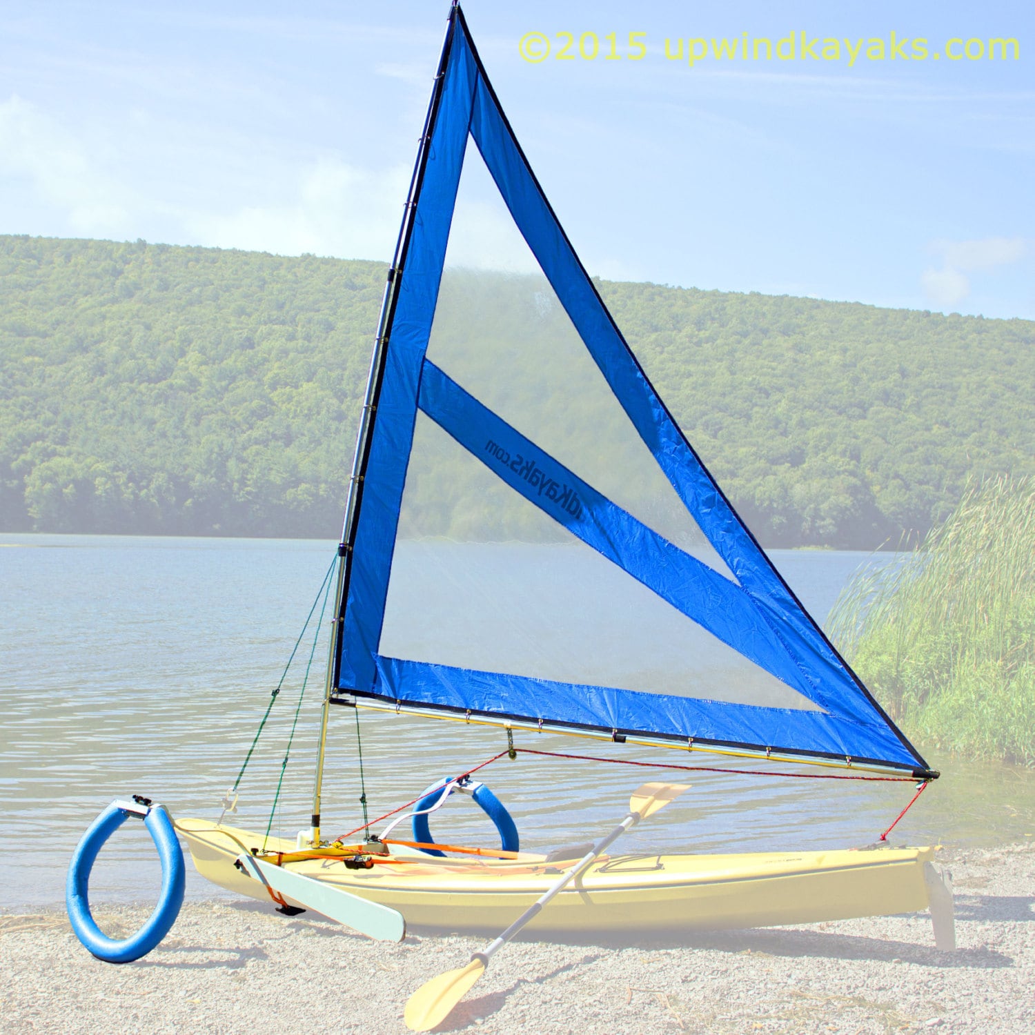 serenity upwind kayak sail and canoe sail kit by