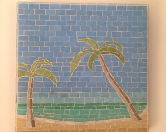 West Wight Potter 15 Sailboat Mosaic Art Piece West Wight Potter 15 Sailboat Mosaic Art Piece