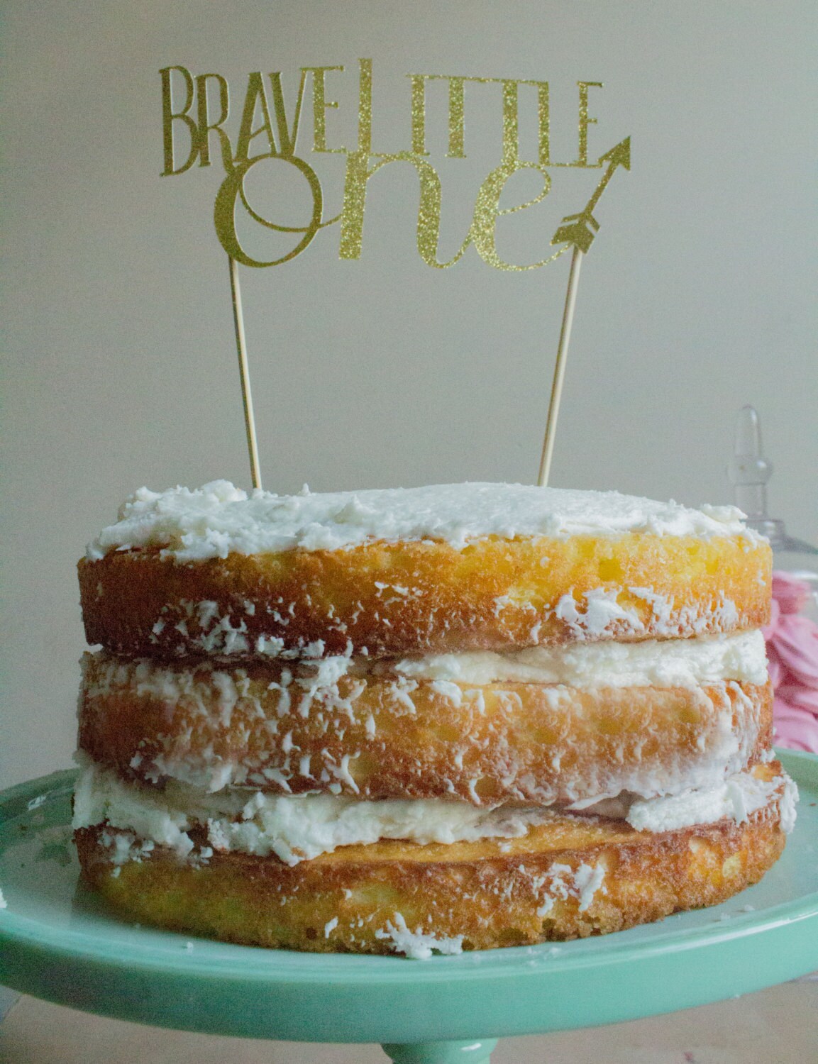 Cake topper cake topper birthday cake by pompomsandpinwheels