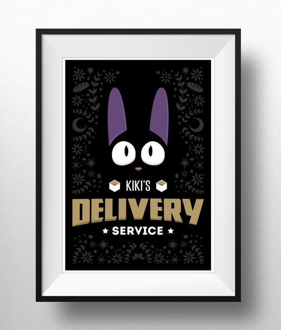 Kiki's Delivery Service Poster Print by TheGeekClub on Etsy