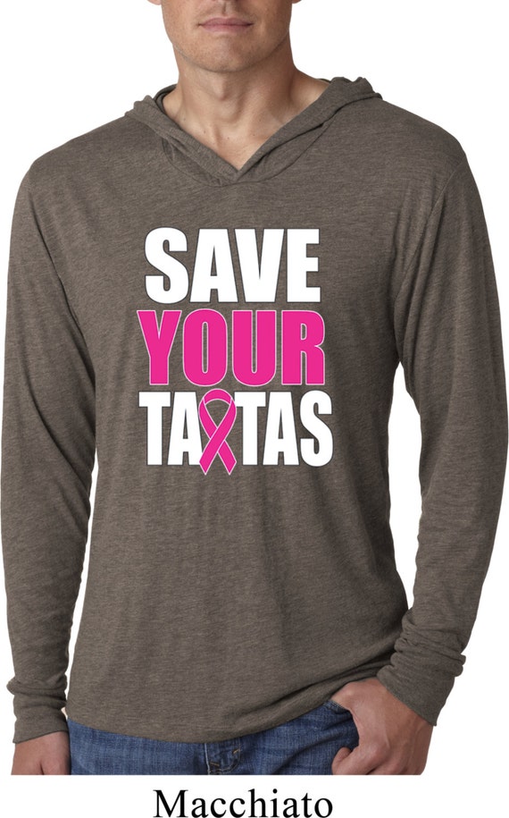 Men's Breast Cancer Awareness Shirt Save Your Tatas