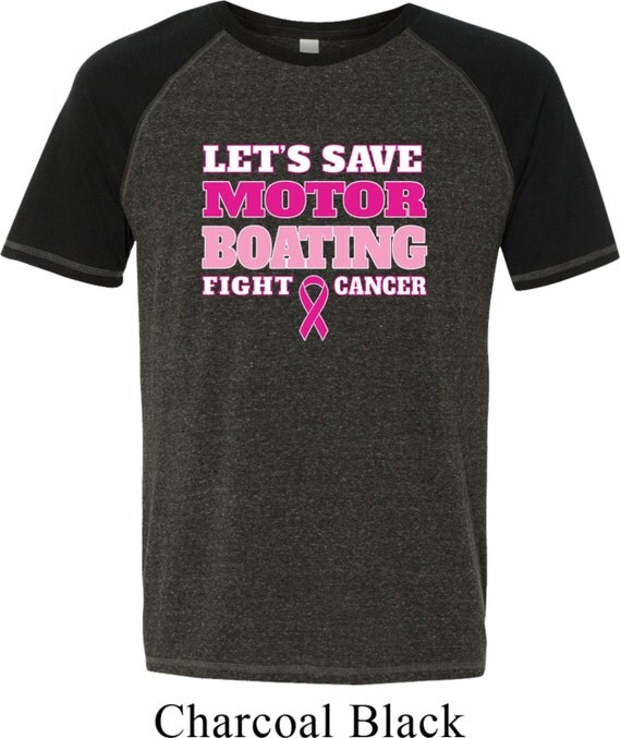 Men's Breast Cancer Awareness Shirt Let's Save Motor