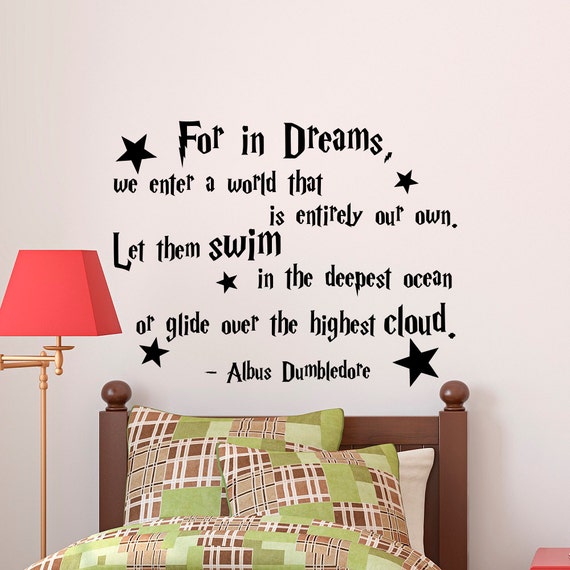 Stickers muraux citations Albus Dumbledore pour par Stickers muraux citations Albus Dumbledore pour par