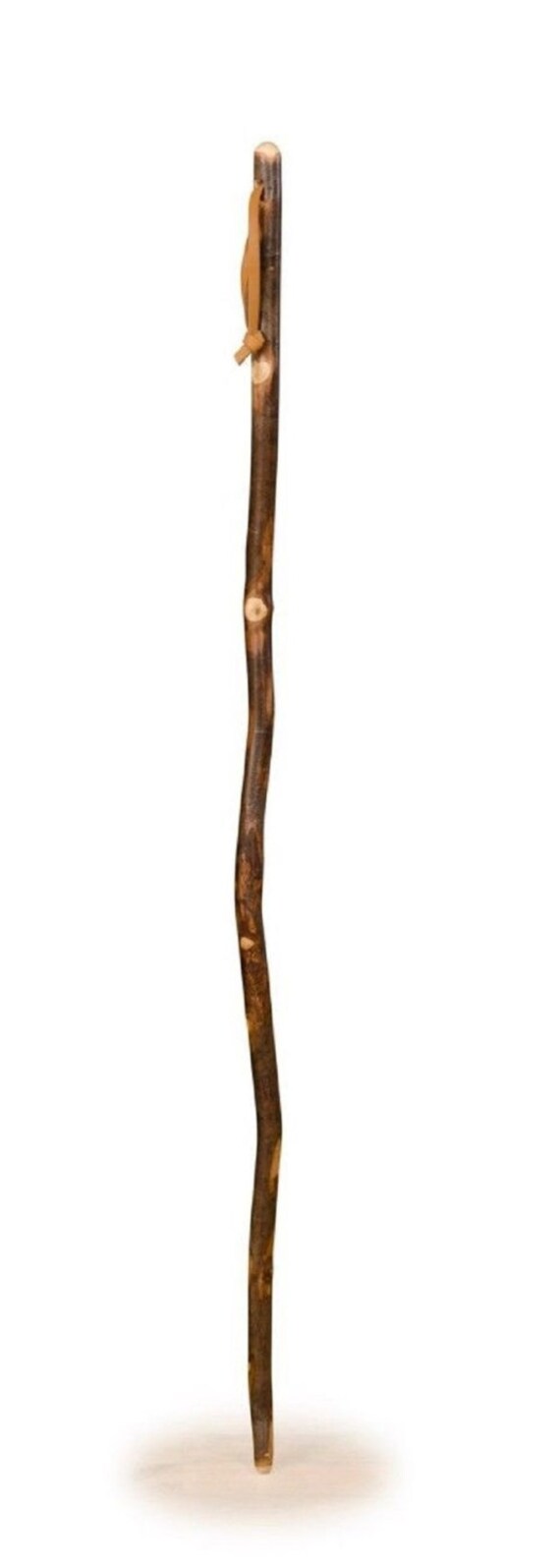 Rustic Hickory Walking Cane or Walking Stick Handmade