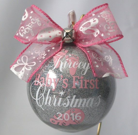 Baby's First Christmas Ornament personalized with any year