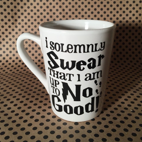 14 oz. I Solemnly Swear That I am Up to No Good mug Harry