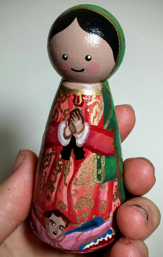 our lady of guadalupe shining light doll