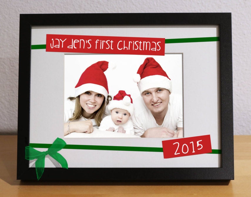 Christmas Gift for Baby BABY FIRST CHRISTMAS by KimKimDesigns