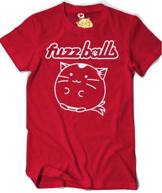 Silhouette Kawaii Cat Fuzzballs Shirt Cute T Shirt Cuteness