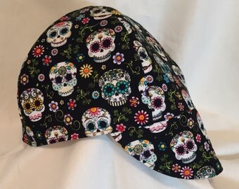 Candy Skulls Welders Cap/Welding Cap