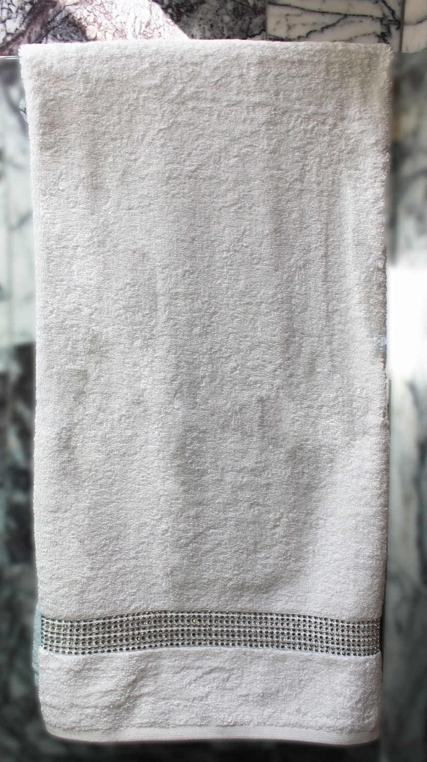 Sparkling Rhinestone Bath Towel Stocked in USA