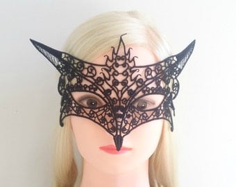 Lace Mask, Black Lace Mask, Mask, Ariana Grande, Masquerade Mask, Party Mask, Venetian Mask, Sexy Mask, wedding accessory, costume play