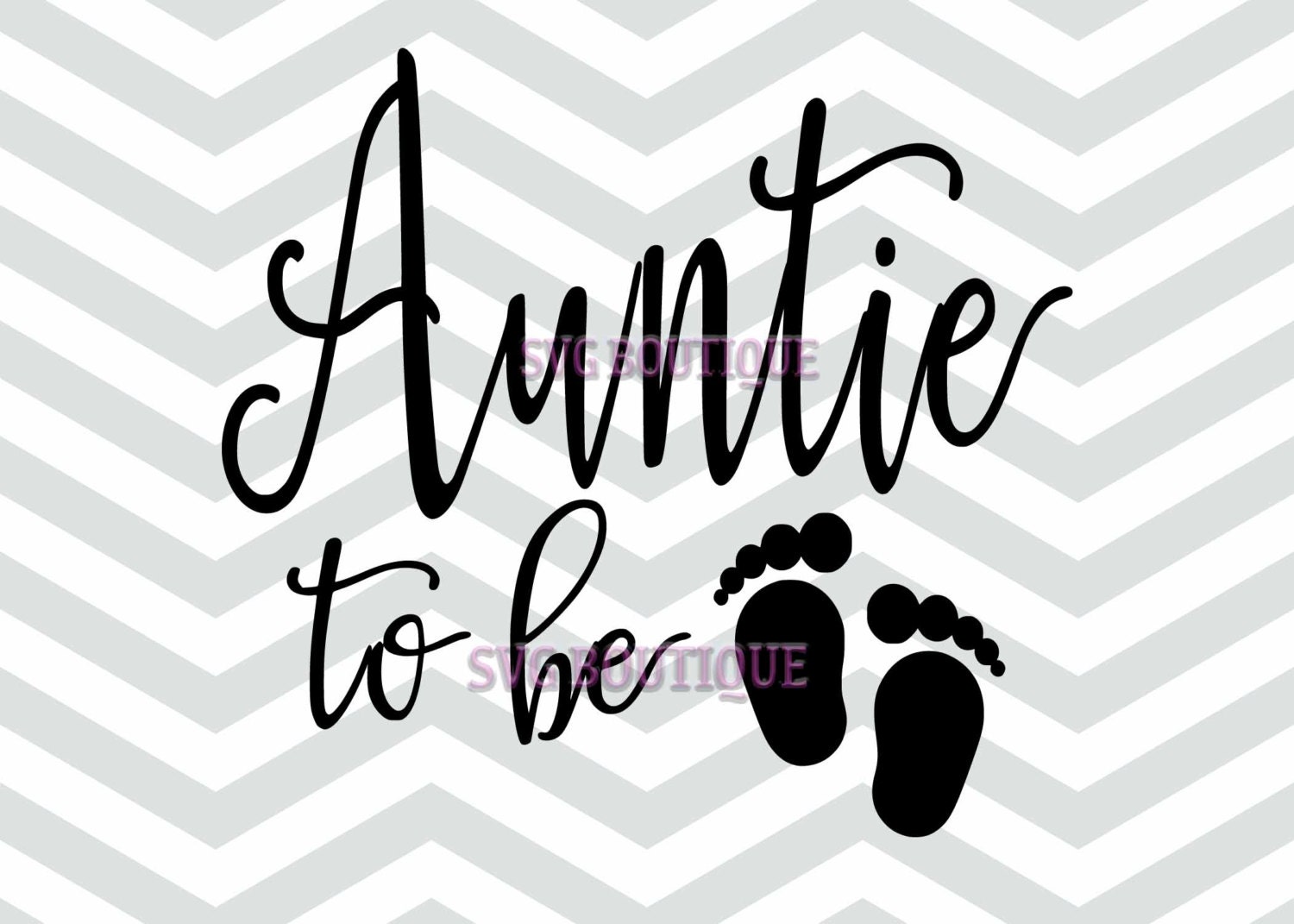 Download Auntie To Be SVG File Gift For Aunt PNG DFX Cutting File