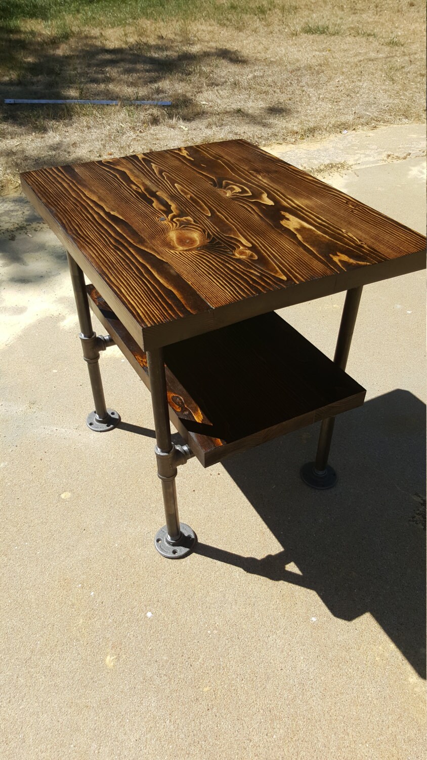 Industrial Pipe End Table Ancon Edition
