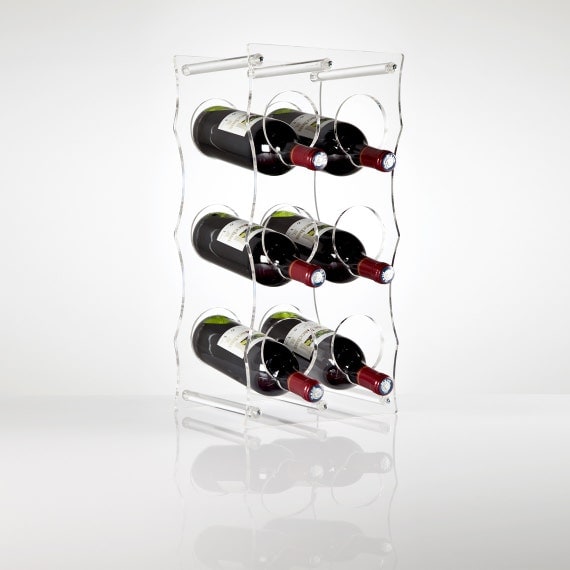 Clear Perspex Acrylic Wine Rack Premium acrylic Made in