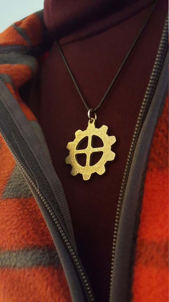 Spur Gear Necklace Engineering Jewelry Steampunk Gear