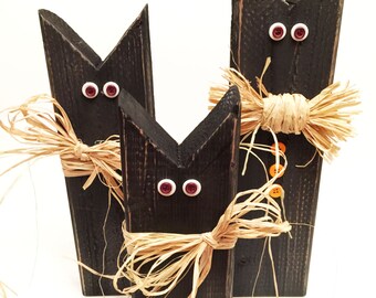 Wooden Black Cat Fall Decorations, Make Your Family