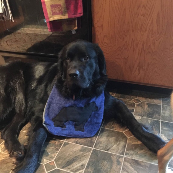 THREE Newfoundland Dog Drool Bibs CUSTOM by UsByTheSeaside on Etsy