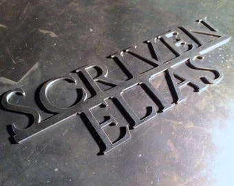 Custom Metal Name Sign - Metal Wall Art | Personalized | Nursery | Baby | Christmas Gift | #1001