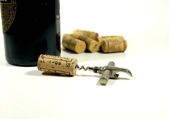 Vintage Corkscrew Bottle Opener Pocket by DKVINTAGEGALLERY on Etsy