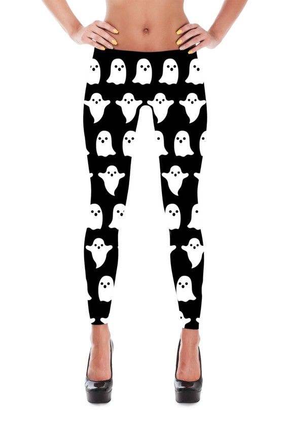 Items Similar To Ghost Leggings Ghost Costume Halloween Costume Cute Ghost Leggins Ghoul