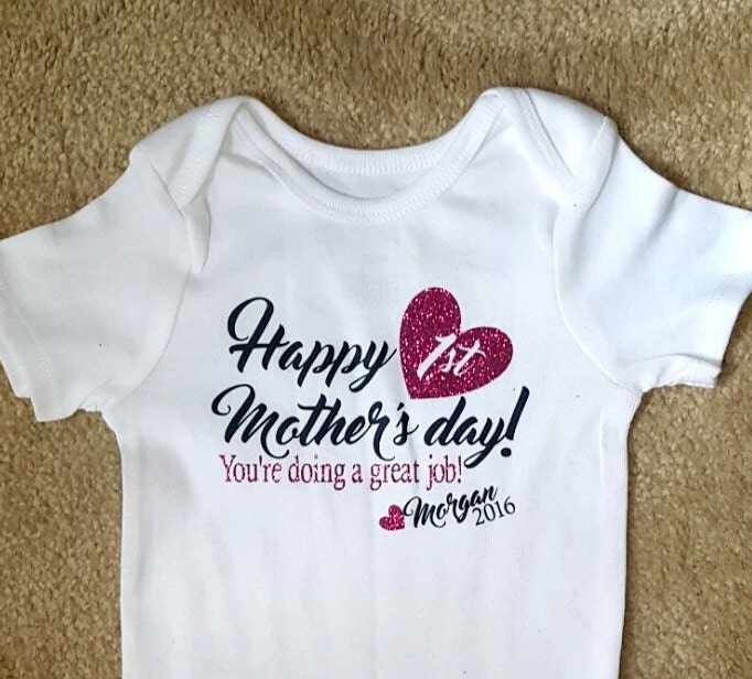 First Mother's Day onesie Custom Mothers Day shirt first