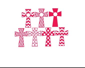 pattern cross svg dxf file instant download stencil silhouette cameo cricut clip art religious christian monogram frame commercial use