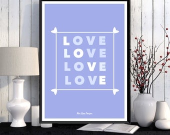Poster art, Wall poster, Poster love, Wall art decor, Poster design, Scandinavian poster, Printable wall poster, Home decor, Printable gift