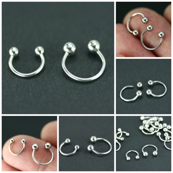 Horseshoe rings Body piercing Body piercing metal Cartilage