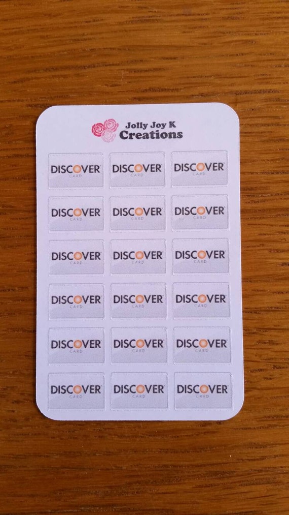 Discover Payment Due Reminder Stickers by JollyJoyKCreations