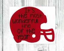 T-shirt Vintage 'Most Wonderful Time Of The Year Football Season' - Marque Sassy Frass - Couleur Navy - Neuf Avec étiquettes