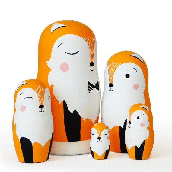 fox nesting dolls