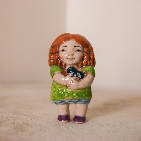 Items similar to Ceramic doll on Etsy