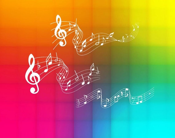 Download music notes SVG files for Silhouette studio and Cricut design