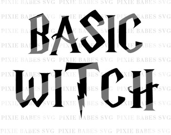 Basic Witch SVG, Witch svg, Holiday SVG, Halloween svg, Winter svg, Clip art, cuttables, Ghost svg, svg, Cricut, Silhouette, Cutting Files